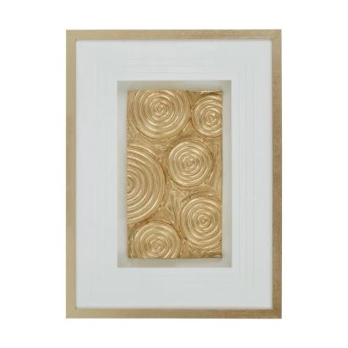 Nason Disc Design Wall Art In Gold