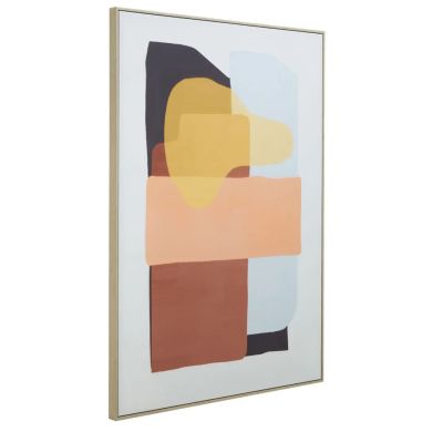 Astratto Geometric Wall Art In Multi Coloured