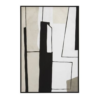 Astratto Abstract Wall Art In Black And White