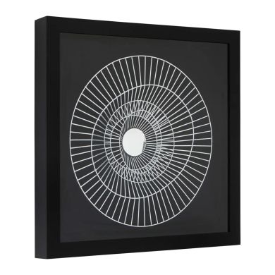 Modello Wall Art In Silver And Black