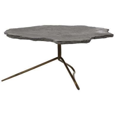 Rany Stone Top Coffee Table In Grey