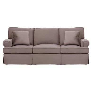 Ralph Velvet 3 Seater Sofa In Mink