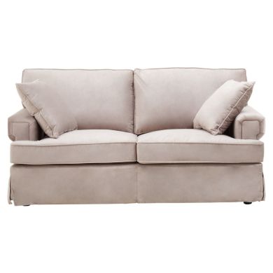 Ralph Velvet 2 Seater Sofa In Mink