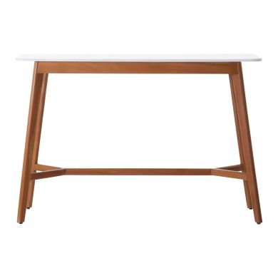 Myan Marble Top Console Table In White