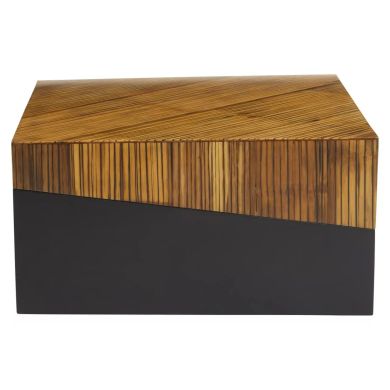 Gabor Square Bamboo Coffee Table In Natural