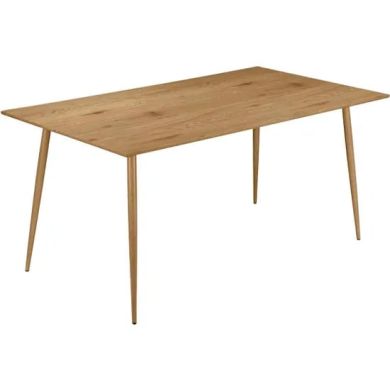 Monza Rectangular 160cm Wooden Dining Table In Oak