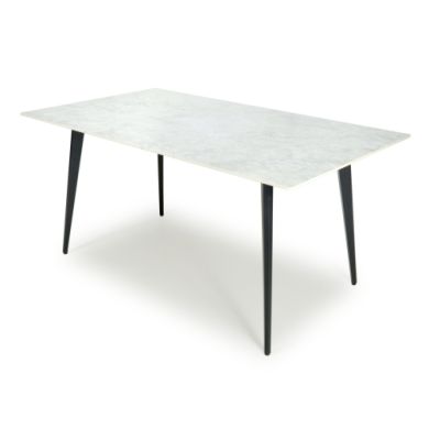 Ceres Medium Ceramic Top Dining Table In Marble Effect