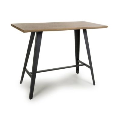 Nassau Curved Wooden Bar Table In Natural