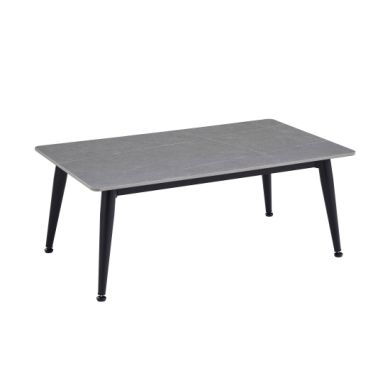 Monaco Ceramic Top Coffee Table In Grey