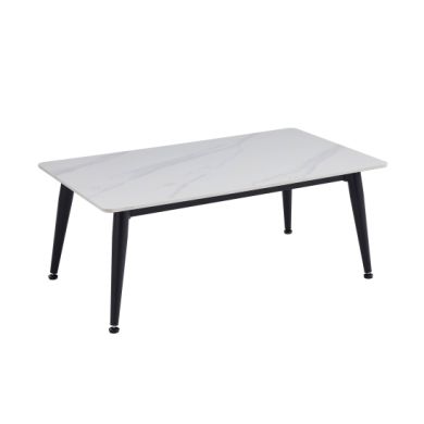 Monaco Ceramic Top Coffee Table In White