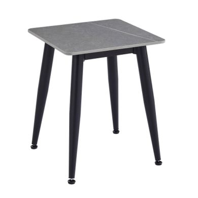 Monaco Ceramic Top End Table In Grey