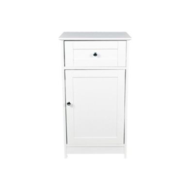 Alaska Wooden Low Storage Cabinet In White