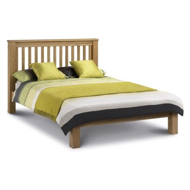 Amsterdam Low Foot End King Size Bed In Waxed Oak