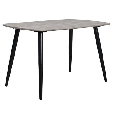 Craven Rectangular Wooden Dining Table In Grey Oak Effect