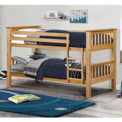 Barcelona Wooden Bunk Bed In Antique Pine