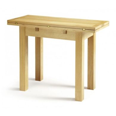 Brent Wooden Extending Dining Table In Oak