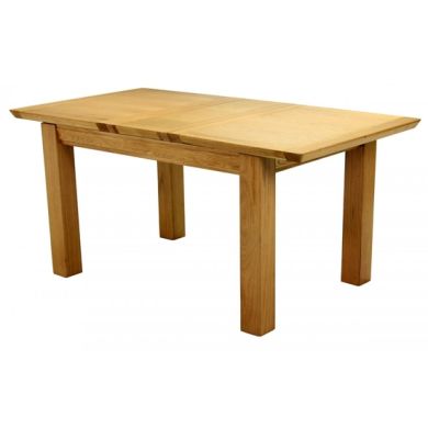 Breton Medium Extending Wooden Dining Table In Natural