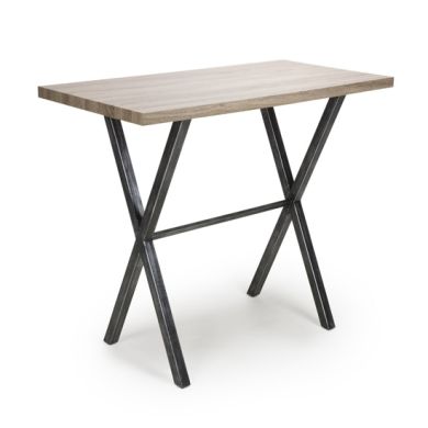 Brevik Wooden Bar Table In Oak