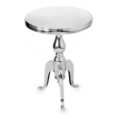 Canopus Aluminium Polished Round Lamp Table