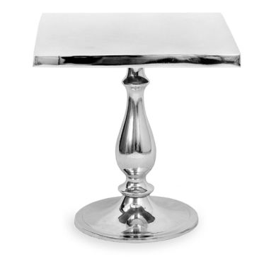 Canopus Aluminium Polished Square Lamp Table