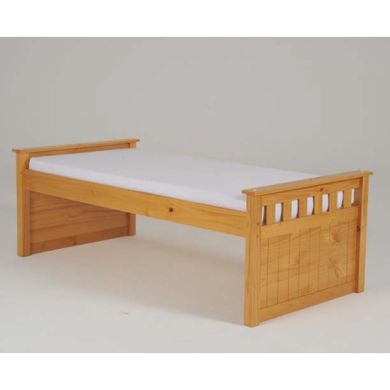 Captains Wooden Single Bed In Oak