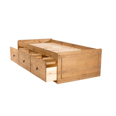 Corona Wooden Single Cabin Bed In Natural