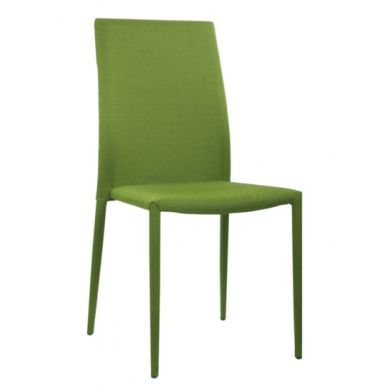 Chatham Set Of 4 Stackable Fabric Dining Chairs In Green