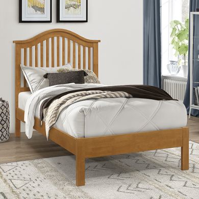 Chester Wooden Single Bed In Honey Oak