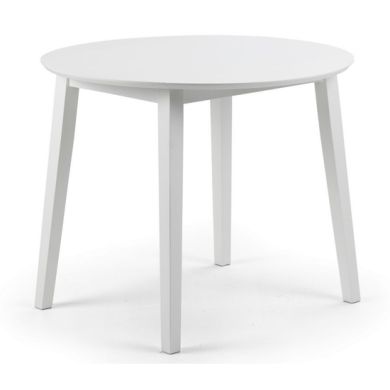 Coast Round Wooden Dining Table In White