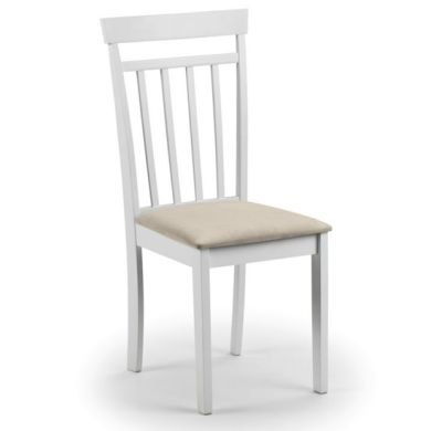 Coast Wooden Dining Chair In White
