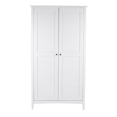 Como Wooden 2 Doors Wardrobe In White