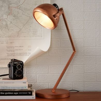 Copper Metal Table Lamp