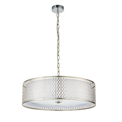 Cordero 3 Lights Frosted Glass Ceiling Pendant Light In Satin Nickel