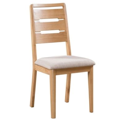 Curve Wooden Dining Chair In Oak
