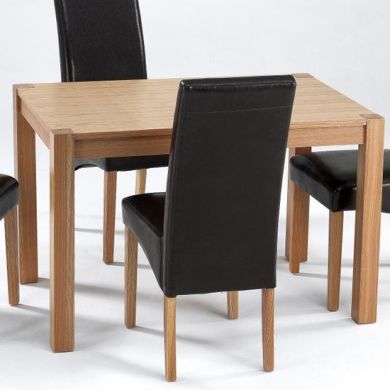 Cyprus Small Wooden Dining Table In Ash