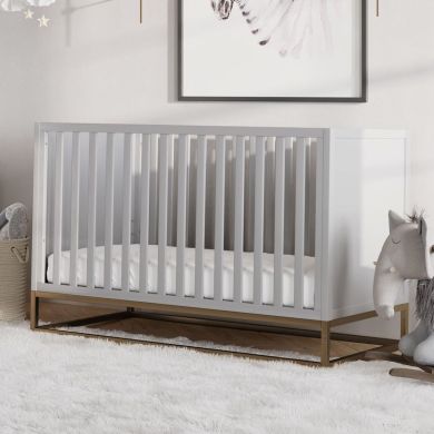 Haven Wooden 3 In 1 Single Cot Bed In Grey