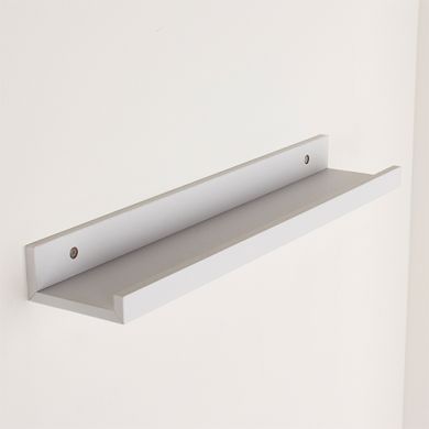 Dura Small Wooden Display Wall Shelf In Matt White