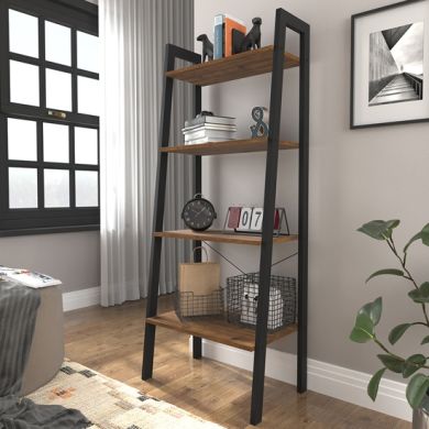 Ealing Wooden 4 Tiers Shelving Unit In Pine