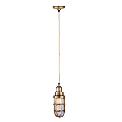 Elcot Ceiling Pendant Light In Burnished Brass