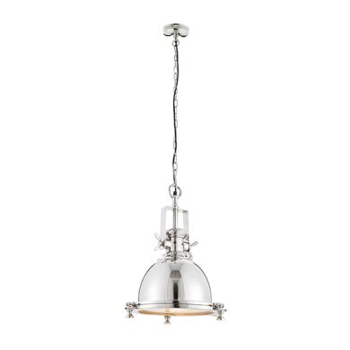 Fenton Ceiling Pendant Light In Timeless Bright Nickel