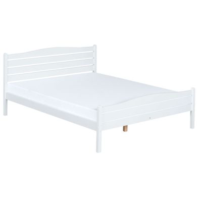 Foshan Wooden Double Bed In White