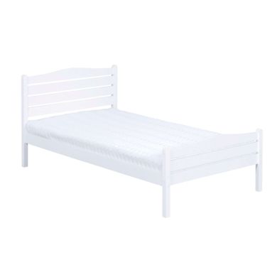 Foshan Wooden Single Bed In White
