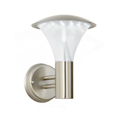 Francis LED Wall Light In Brushed Stainless Steel