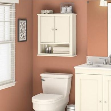 Franklin Bathroom Wall Hung Storage Cabinet In White