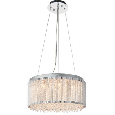 Galina 12 Lights Ceiling Pendant Light In Polished chrome