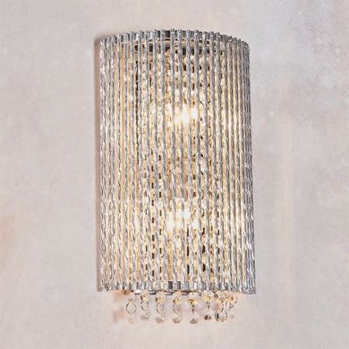 Galina LED 2 Lights Wall Light In Polished Chrome