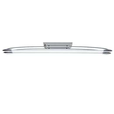 Harper LED 2 Lights Medium Flush Ceiling Light In Polished Chrome