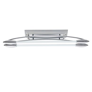 Harper LED 2 Lights Small Flush Ceiling Light In Polished Chrome