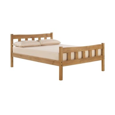 Havana Wooden Double Bed In Pine