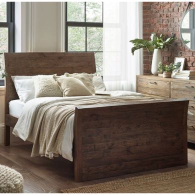 Heritage Wooden Super King Size Bed In Reclaimed Pine